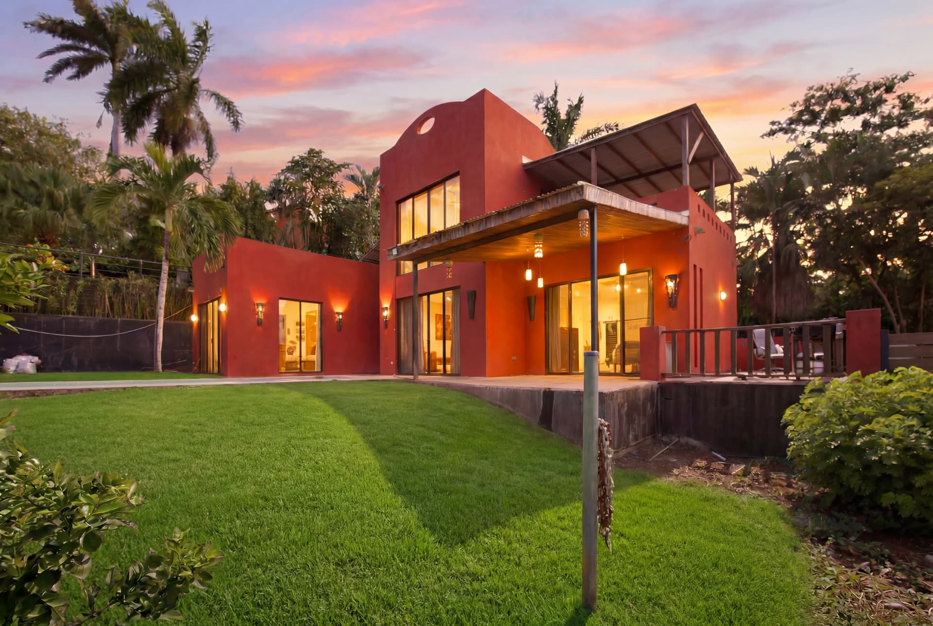 Oro Del Sol #15 private pool vacation rental in Tamarindo, Costa Rica at sunset